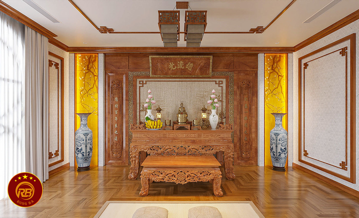 thi công phòng thờ tại cao bằng
