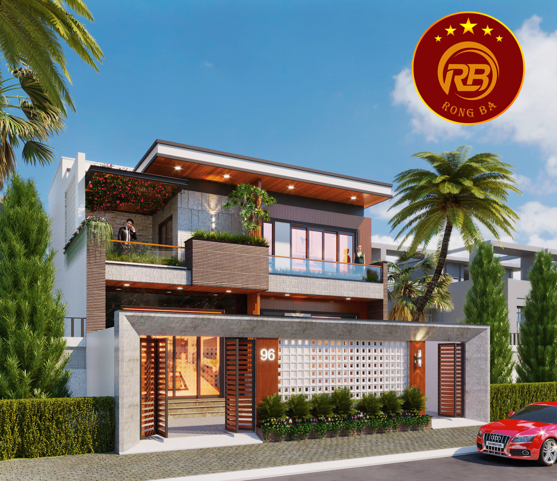thiết kế biệt thự 1