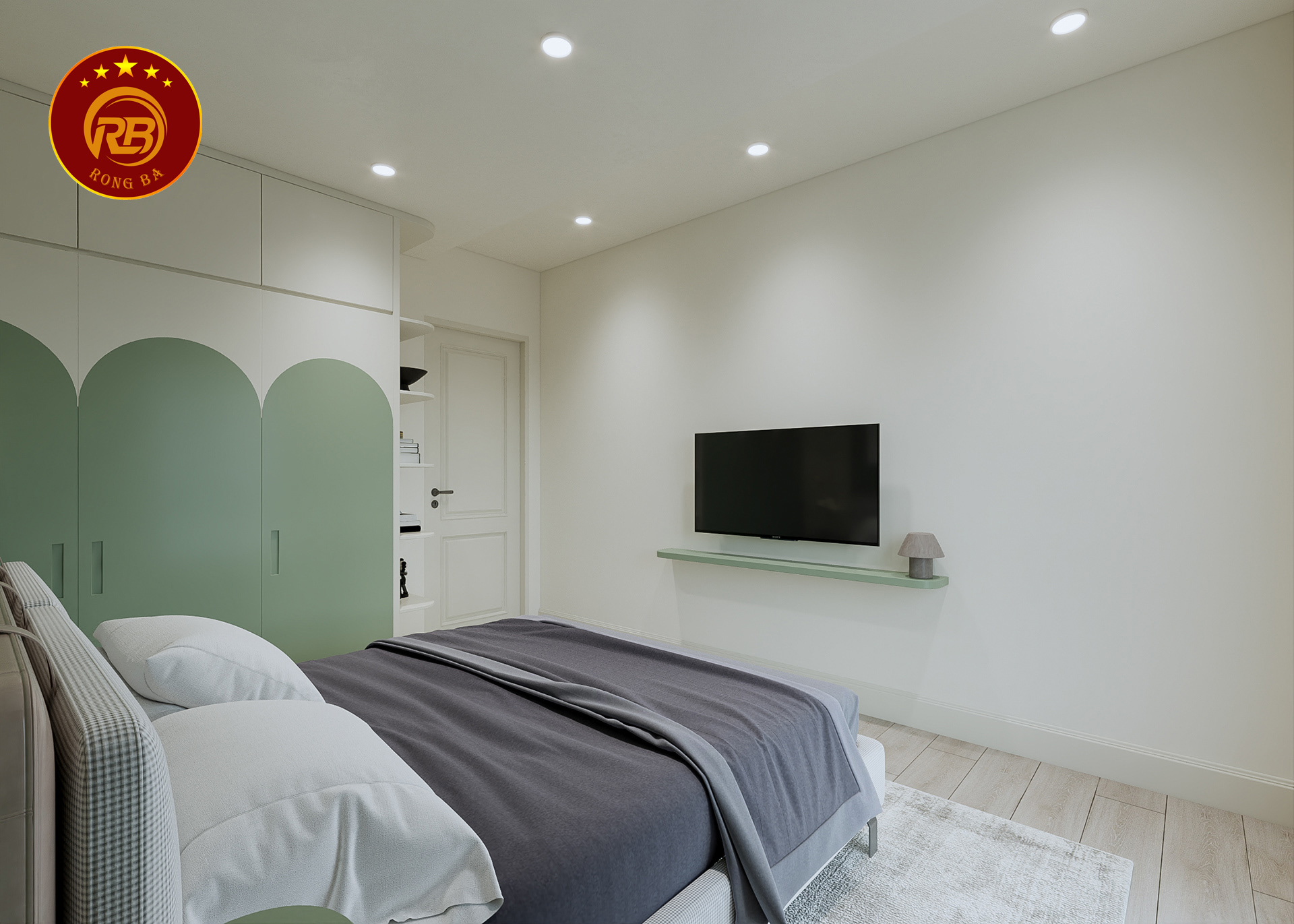 thiết kế nội thất phòng ngủ biệt thự 10