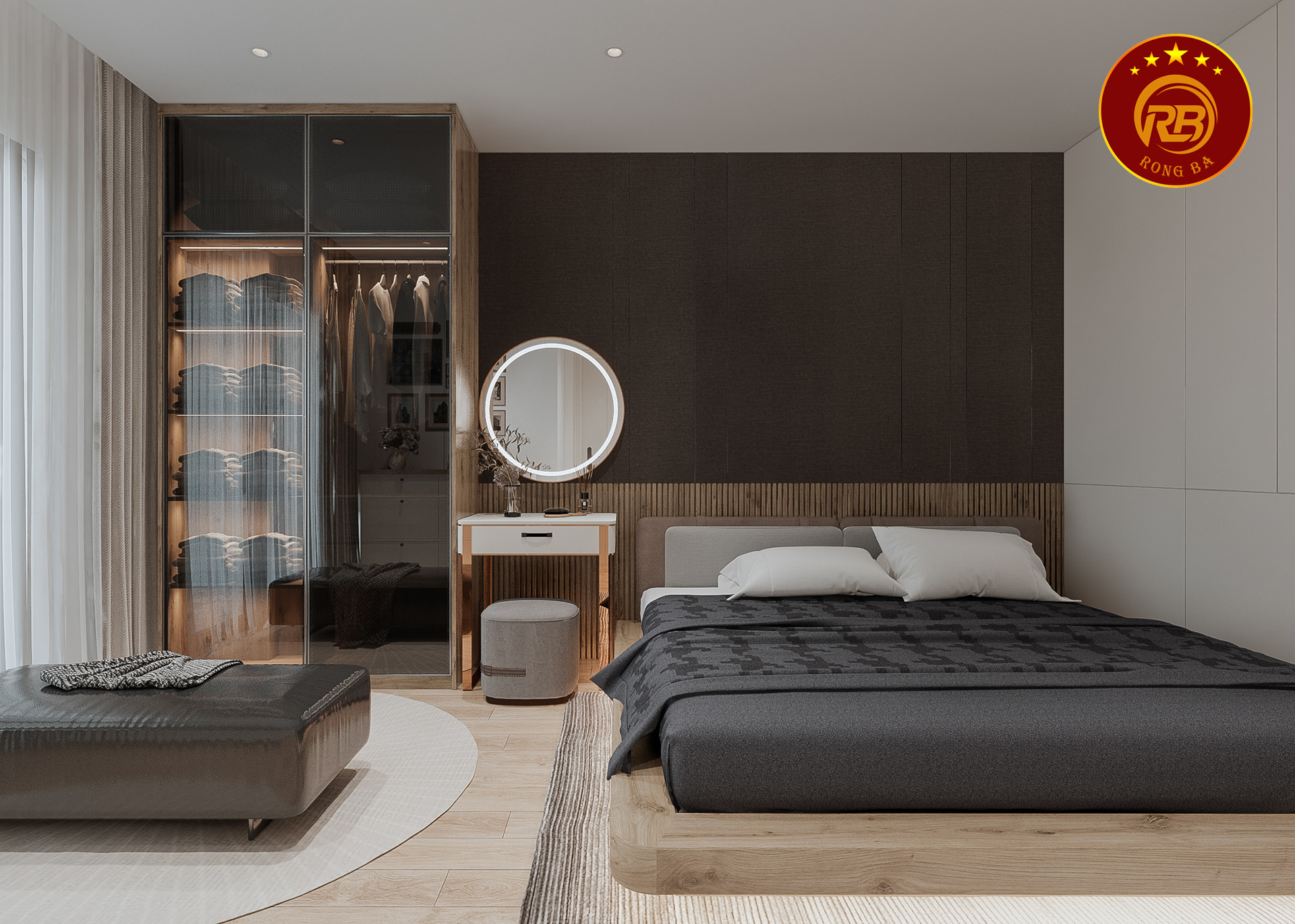 thiết kế nội thất phòng ngủ biệt thự 3