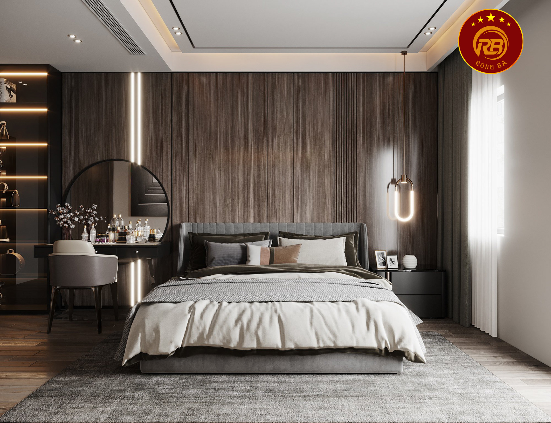 thiết kế nội thất phòng ngủ biệt thự 6