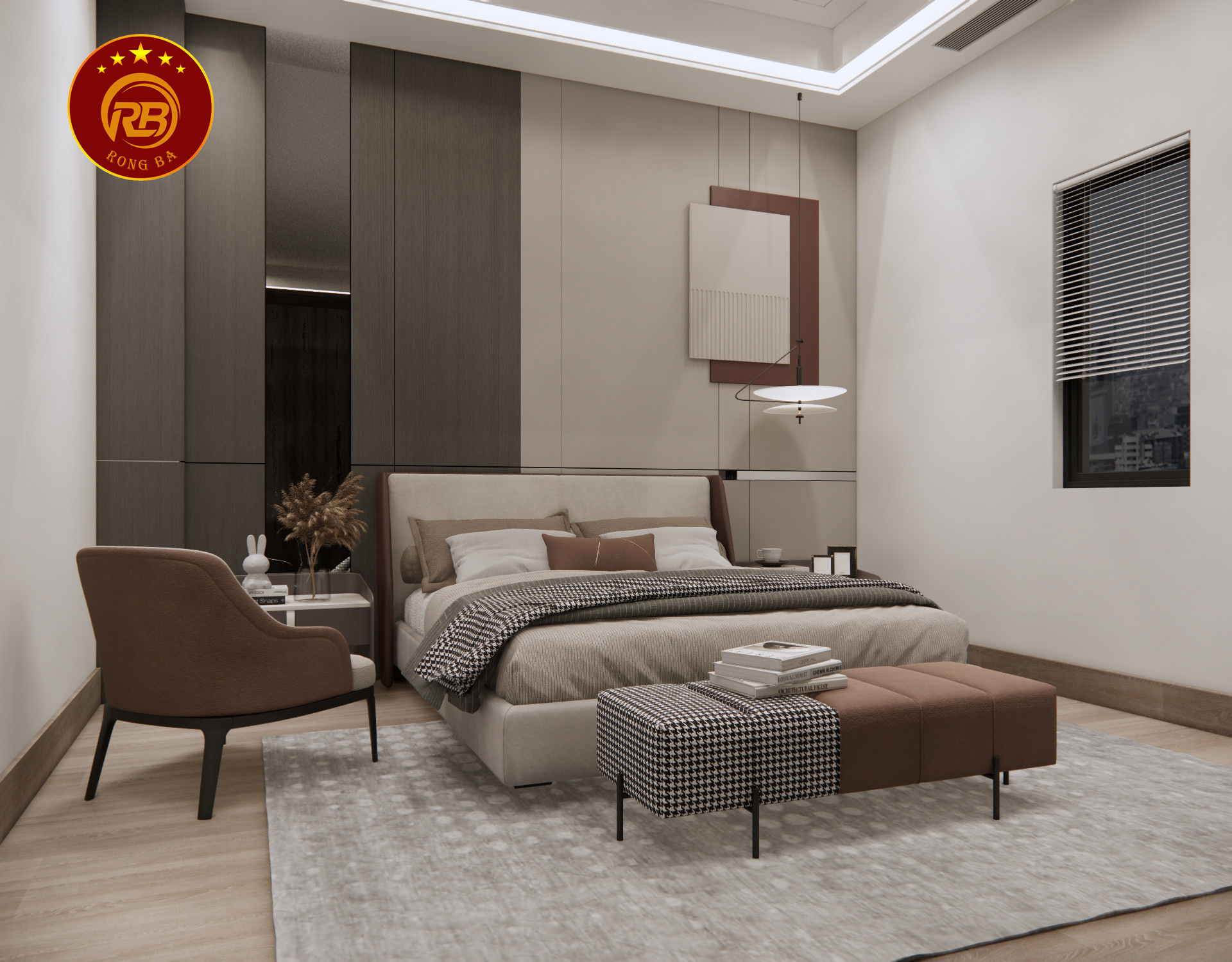 thiết kế nội thất phòng ngủ biệt thự 7