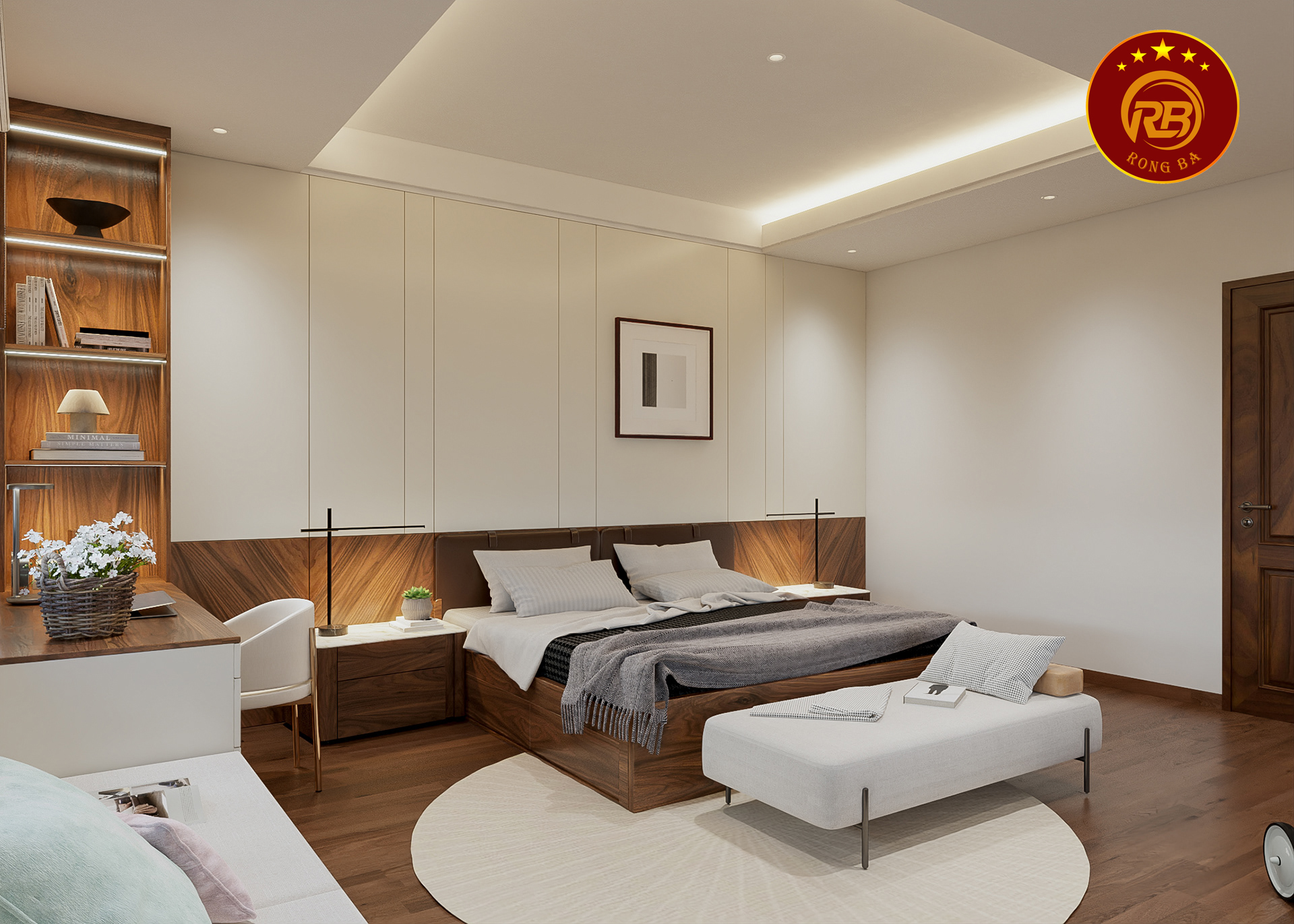 thiết kế nội thất phòng ngủ biệt thự 8