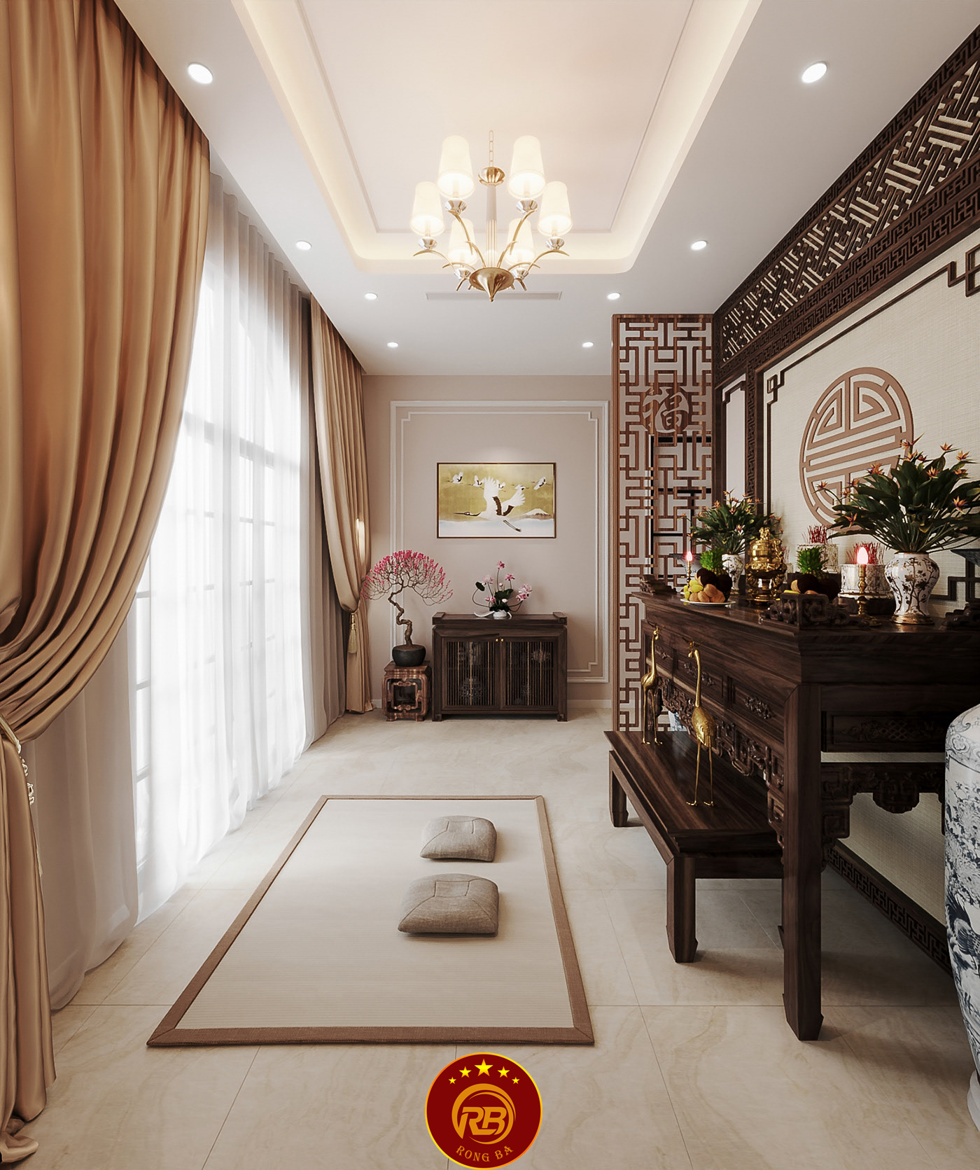 Tư vấn thiết kế phòng thờ 1