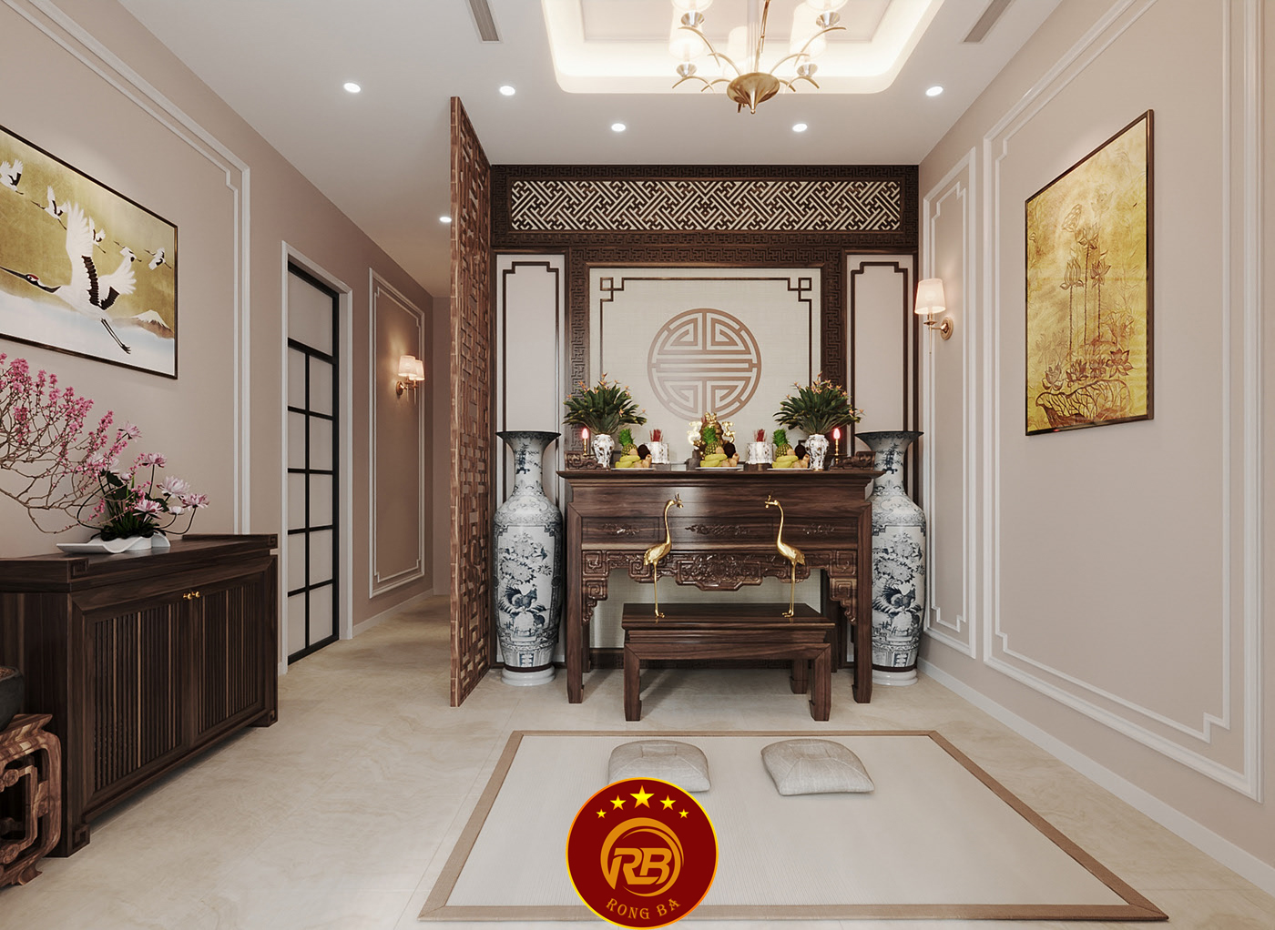 Tư vấn thiết kế phòng thờ