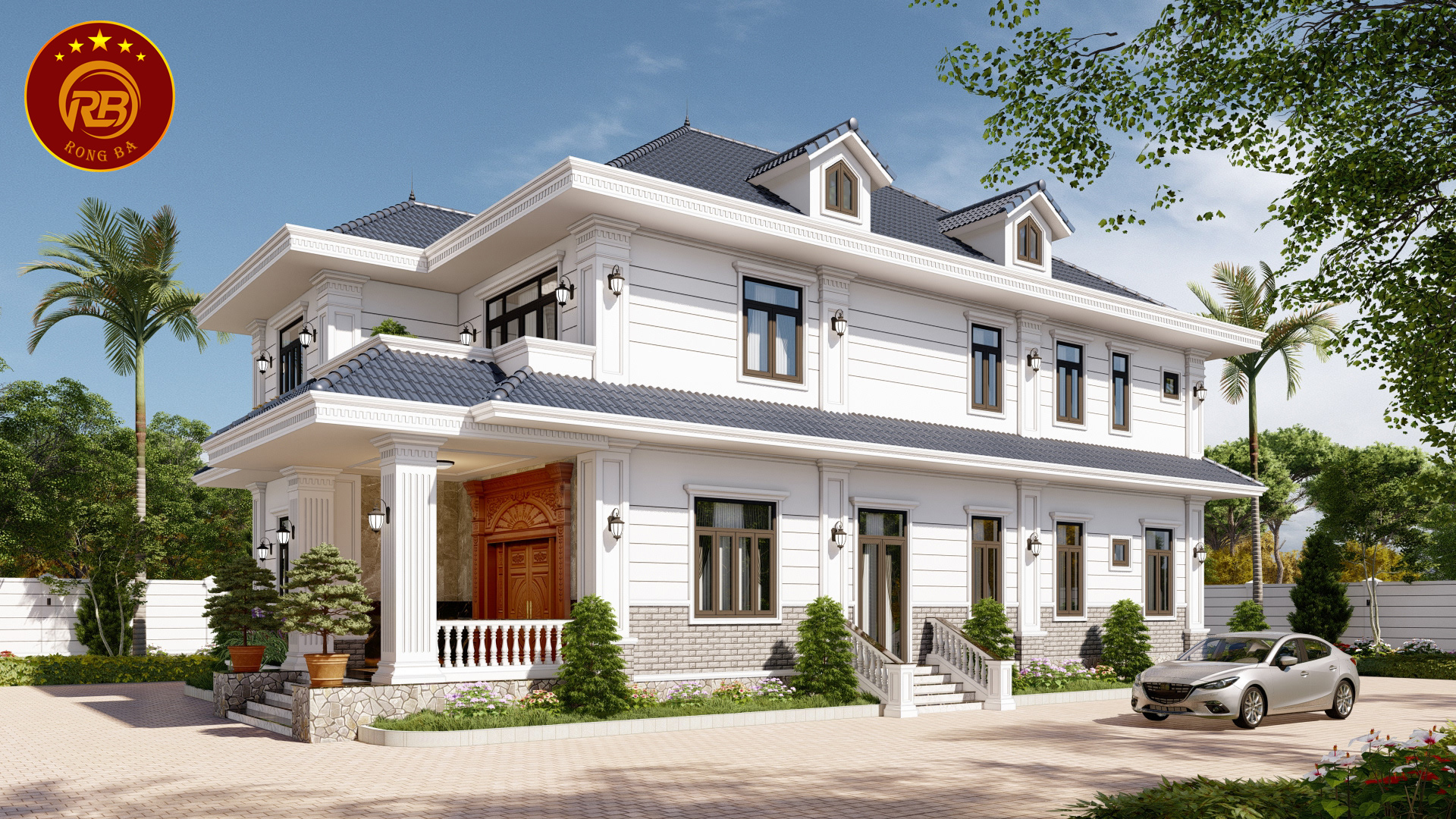 biệt thự 2 tầng tân cổ điển 1