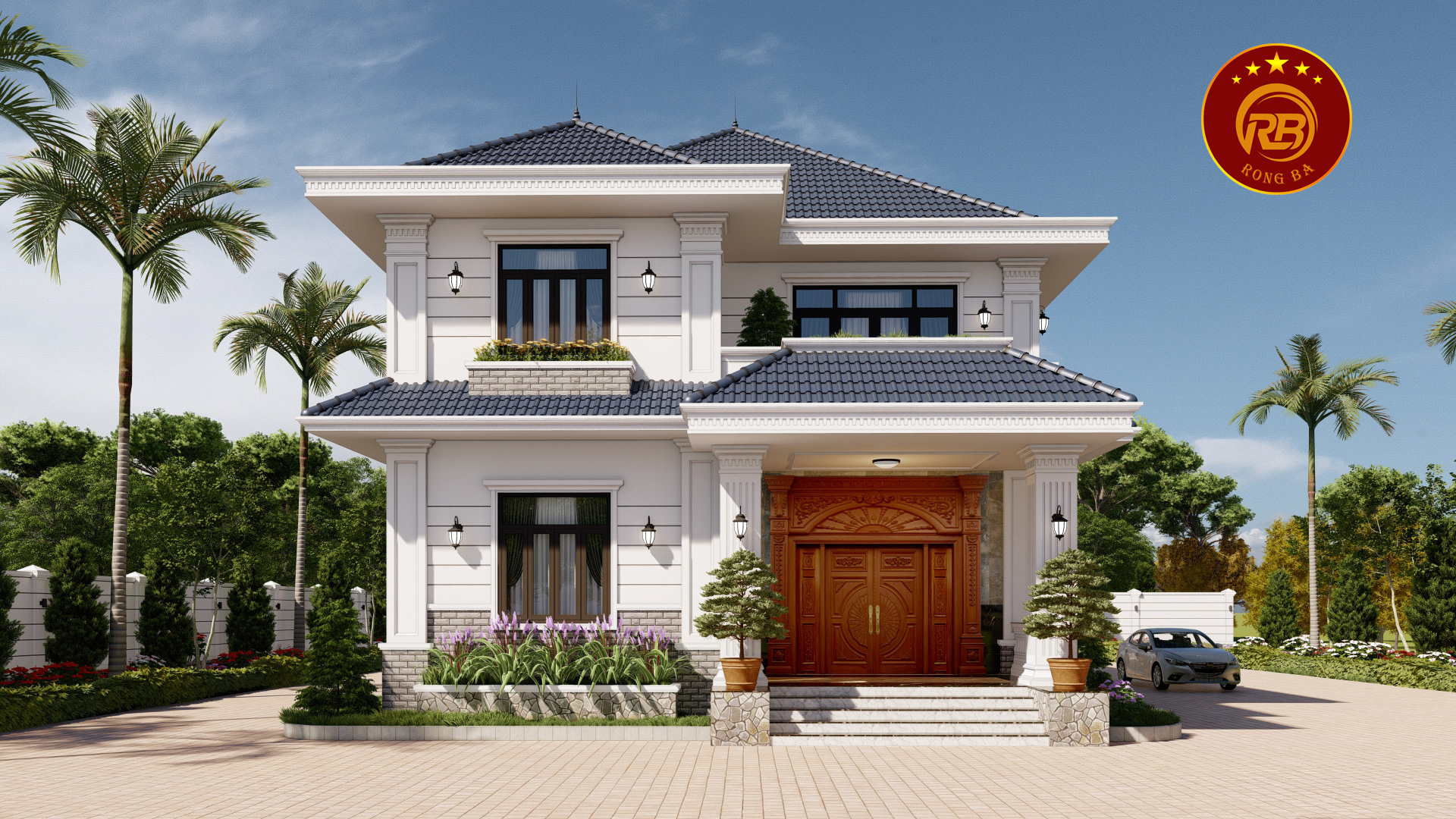 biệt thự 2 tầng tân cổ điển 2