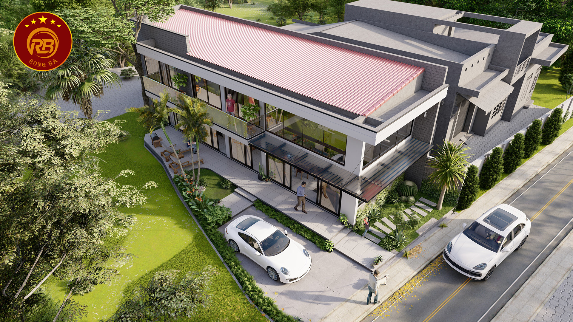 biệt thự phố hiện đại 2