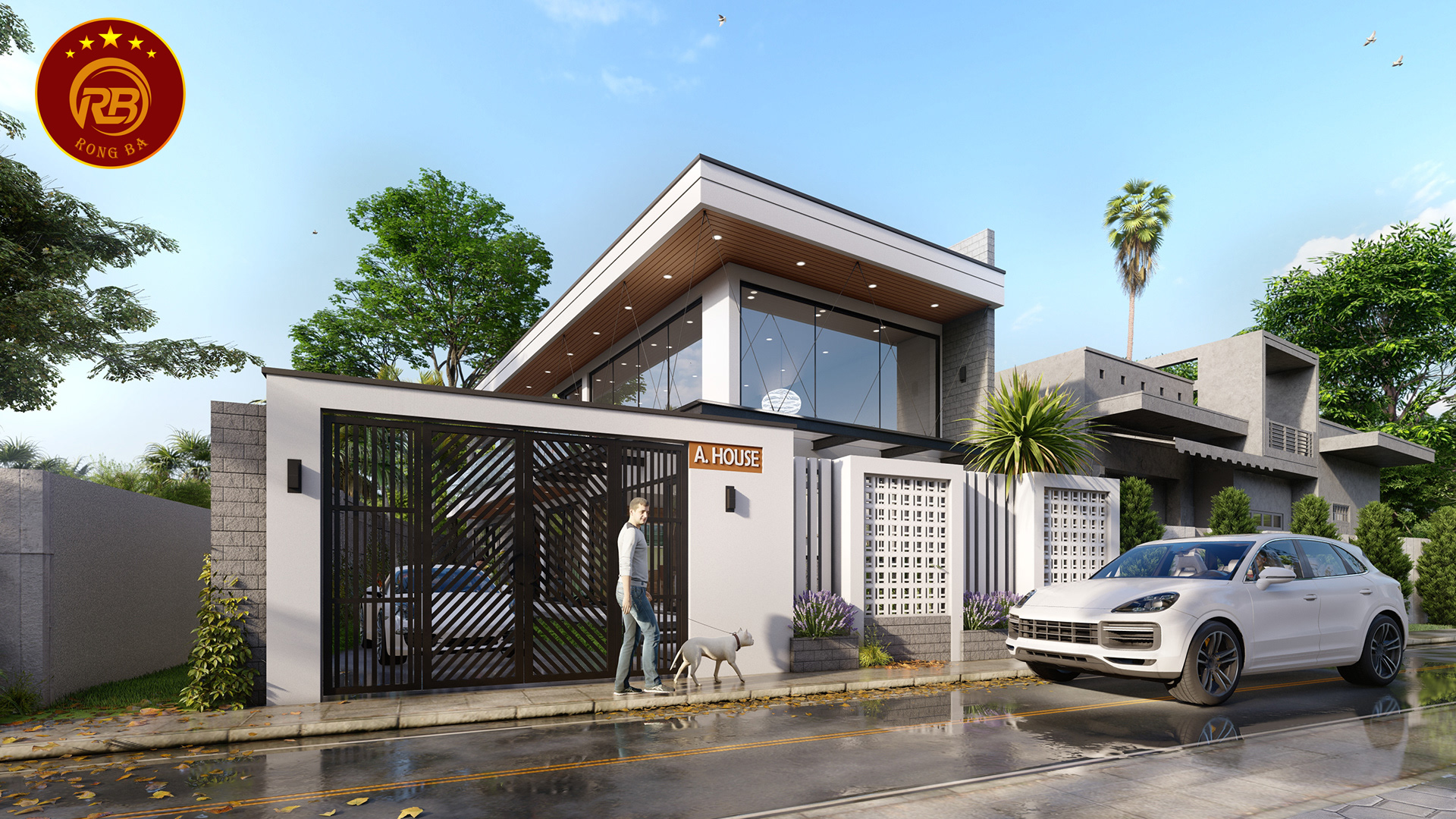 biệt thự phố hiện đại 6