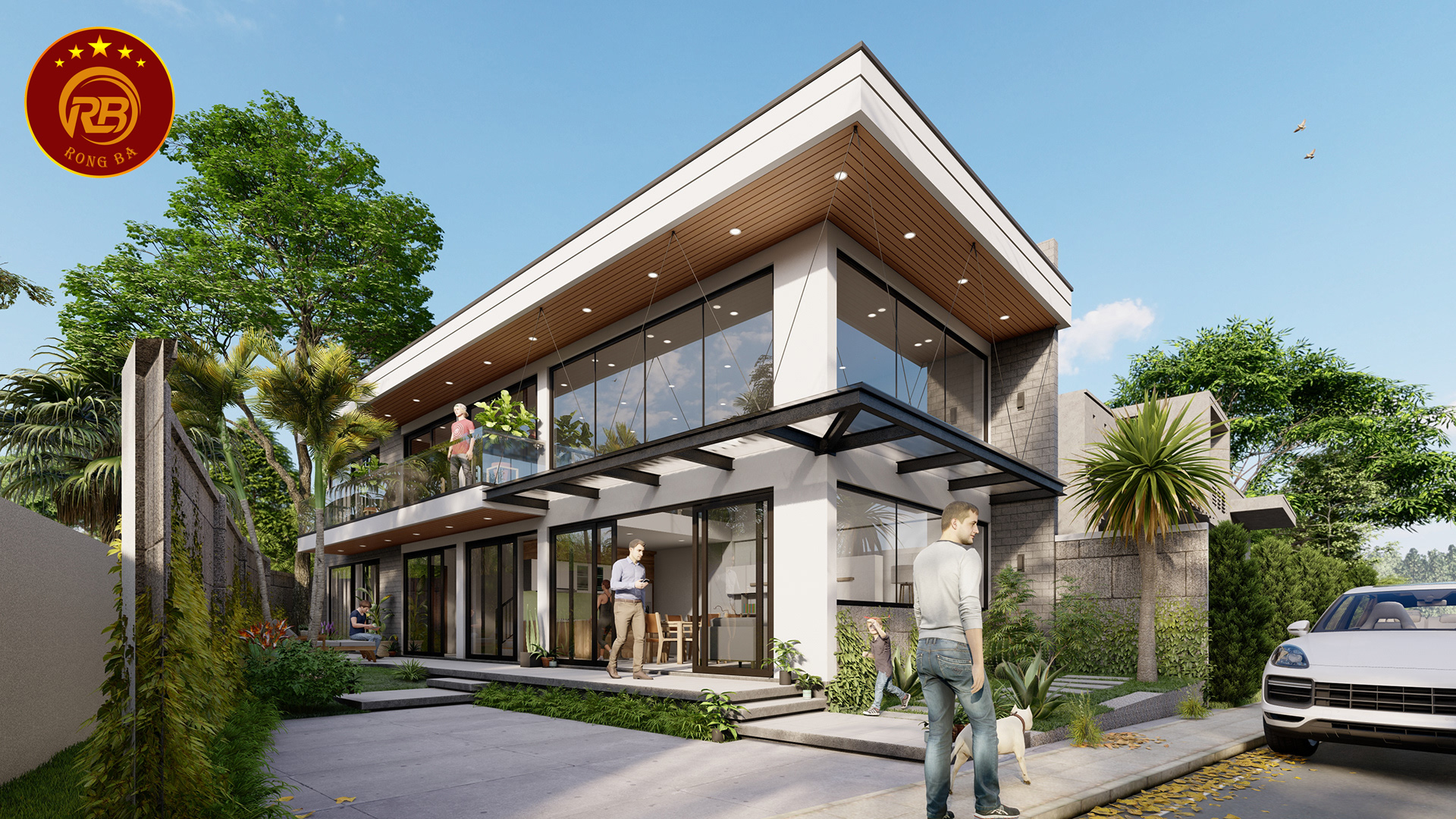 biệt thự phố hiện đại