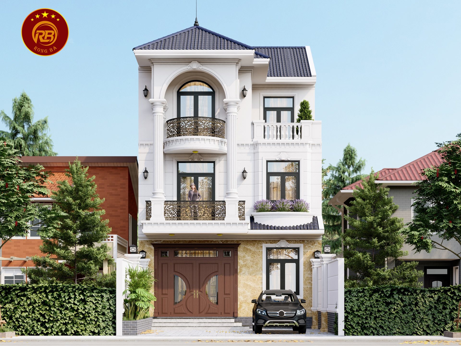 biệt thự phố tân cổ điển