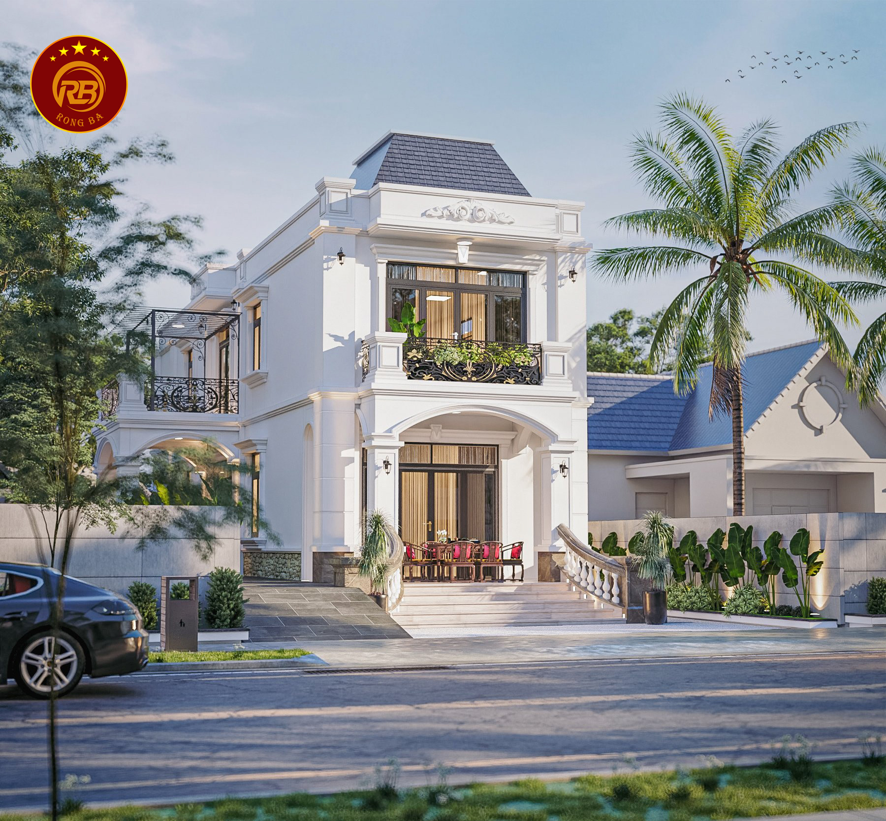 biệt thự tân cổ điển 2 tầng 1 tỷ 1