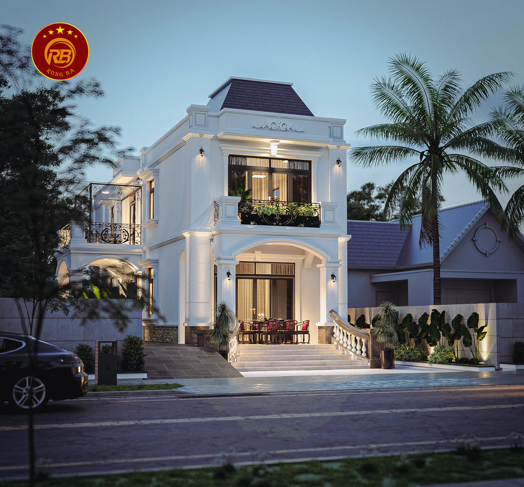biệt thự tân cổ điển 2 tầng 1 tỷ 6
