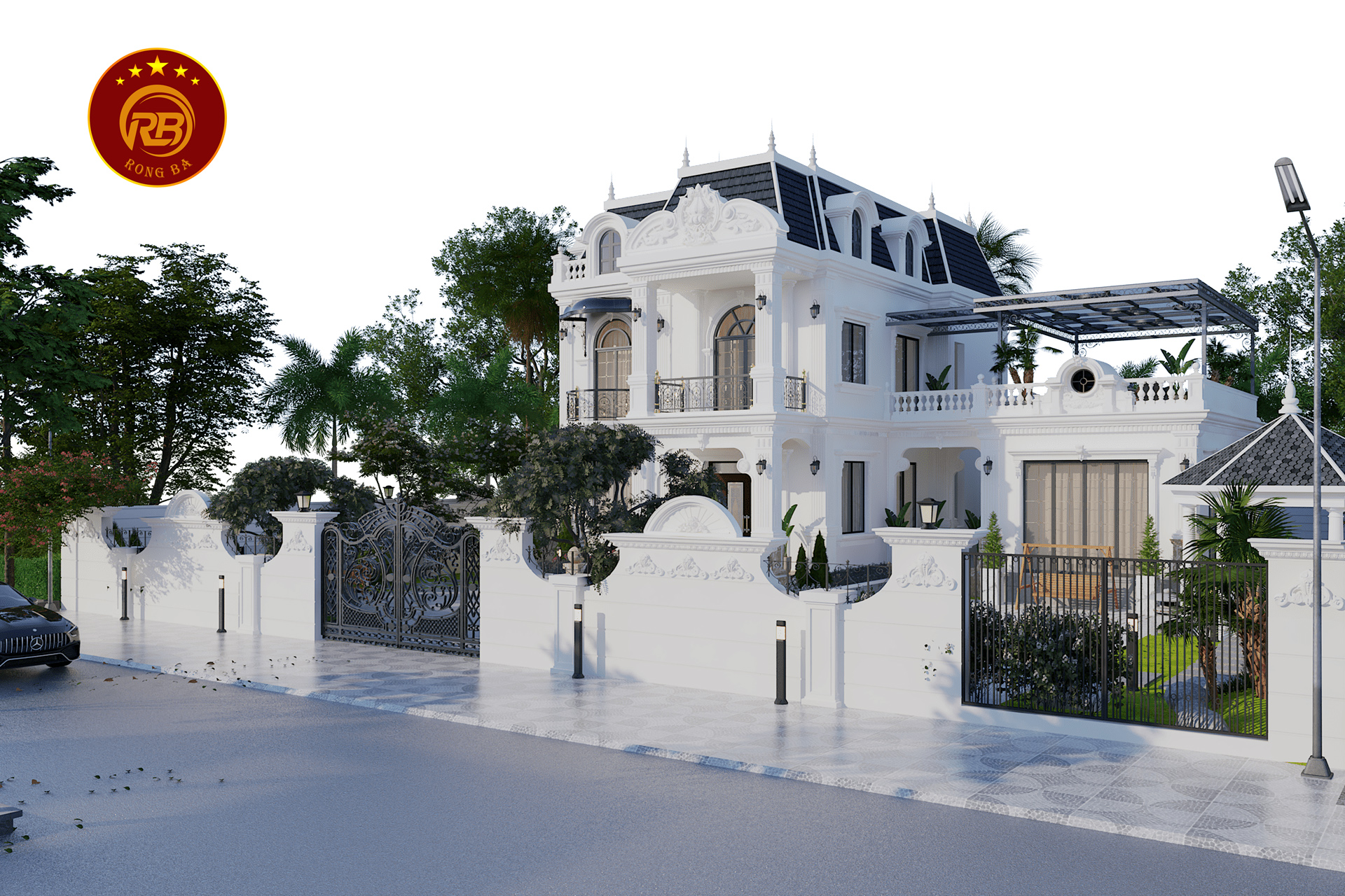 biệt thự tân cổ điển 2 tầng 2