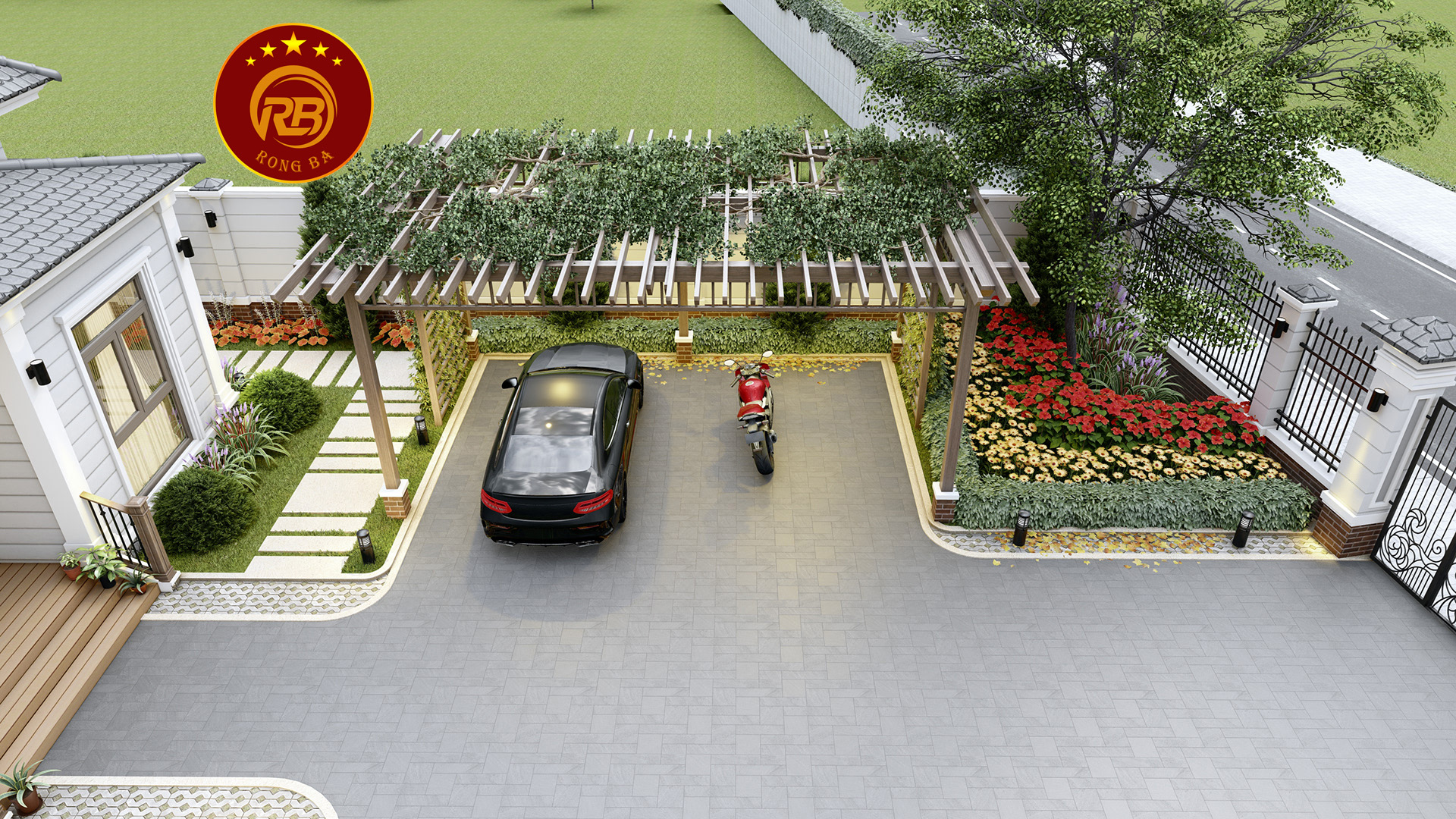 mẫu thiết kế nhà cấp 4 13