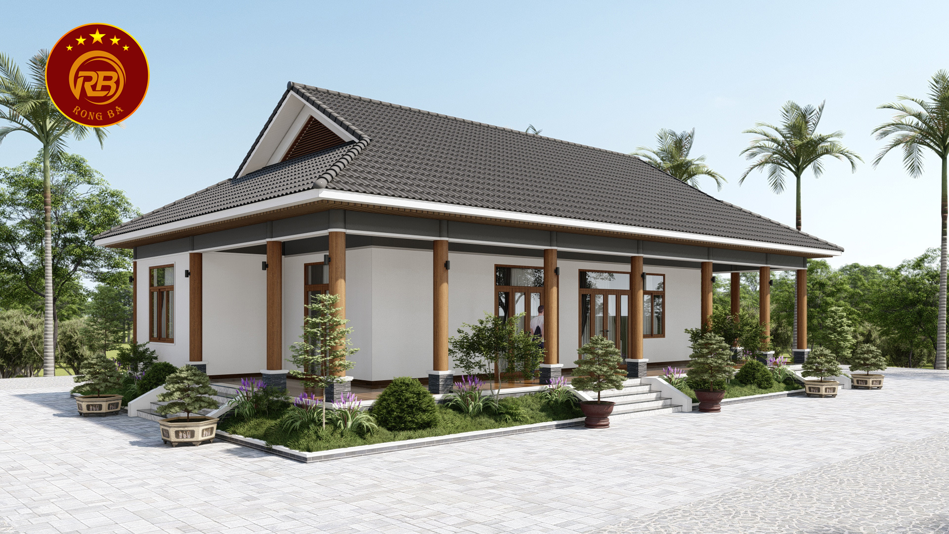 nhà cấp 4 nông thôn 3