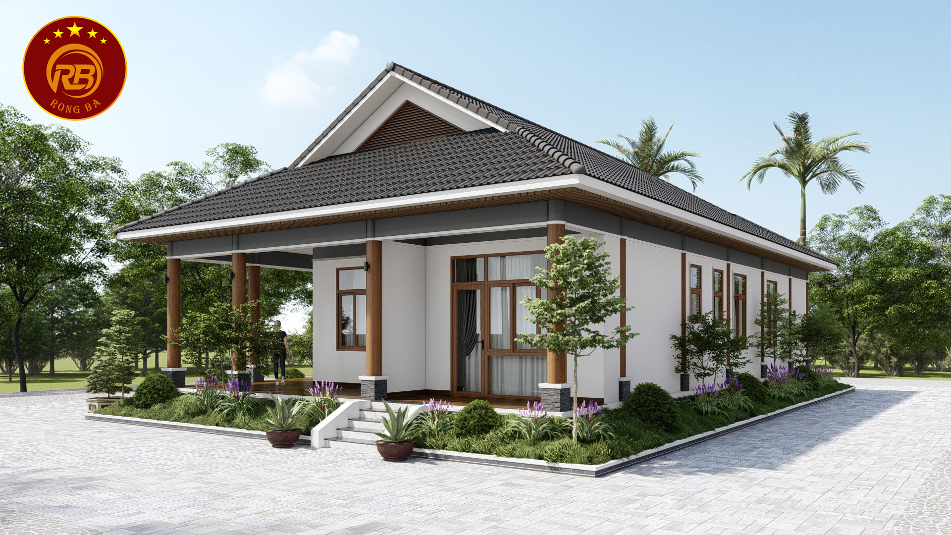 nhà cấp 4 nông thôn 7