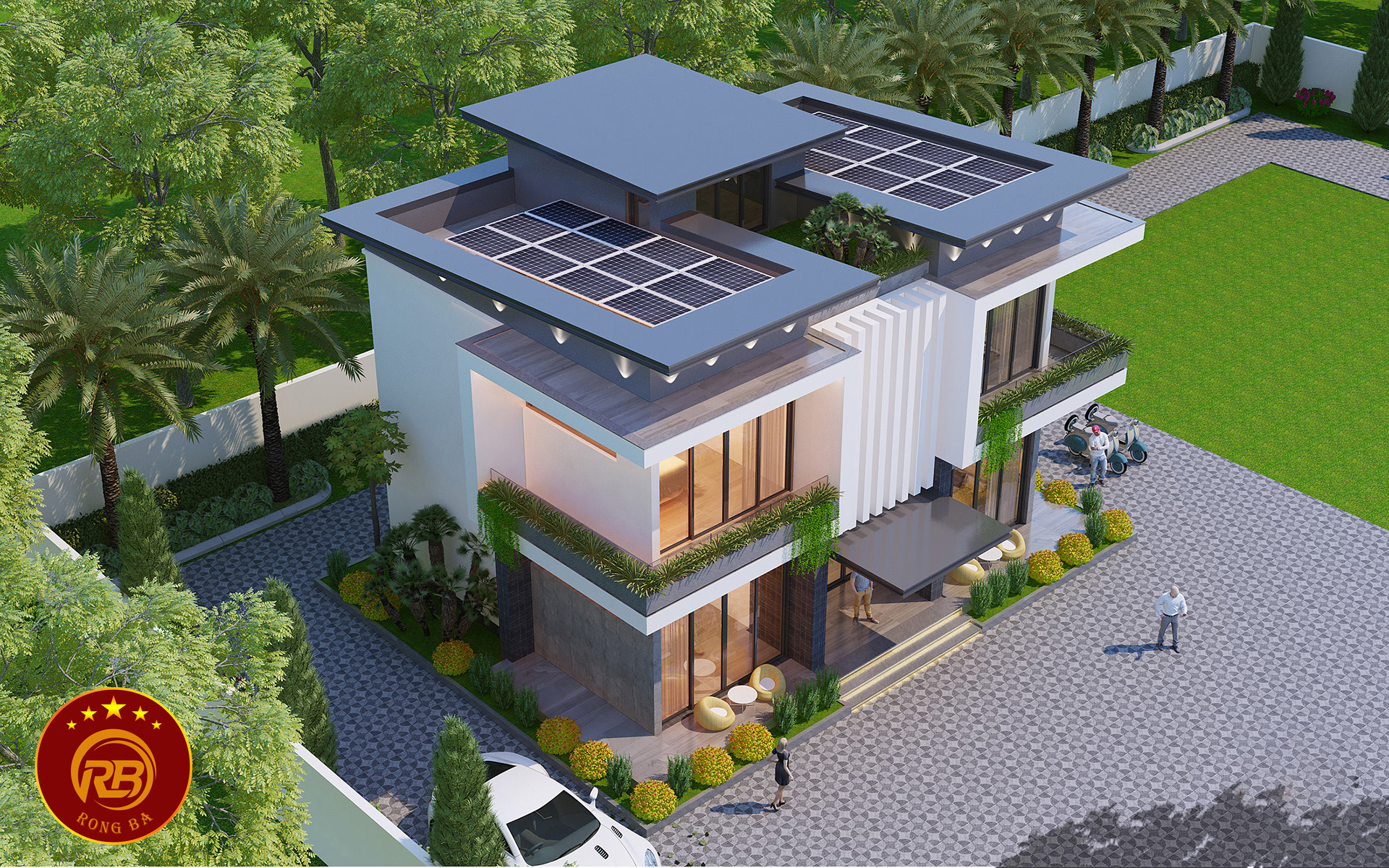 biệt thự 2 tầng 1