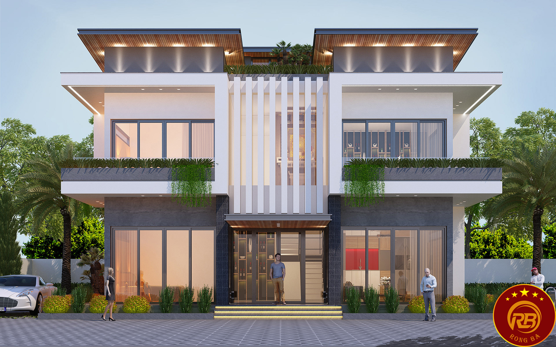 biệt thự 2 tầng 2
