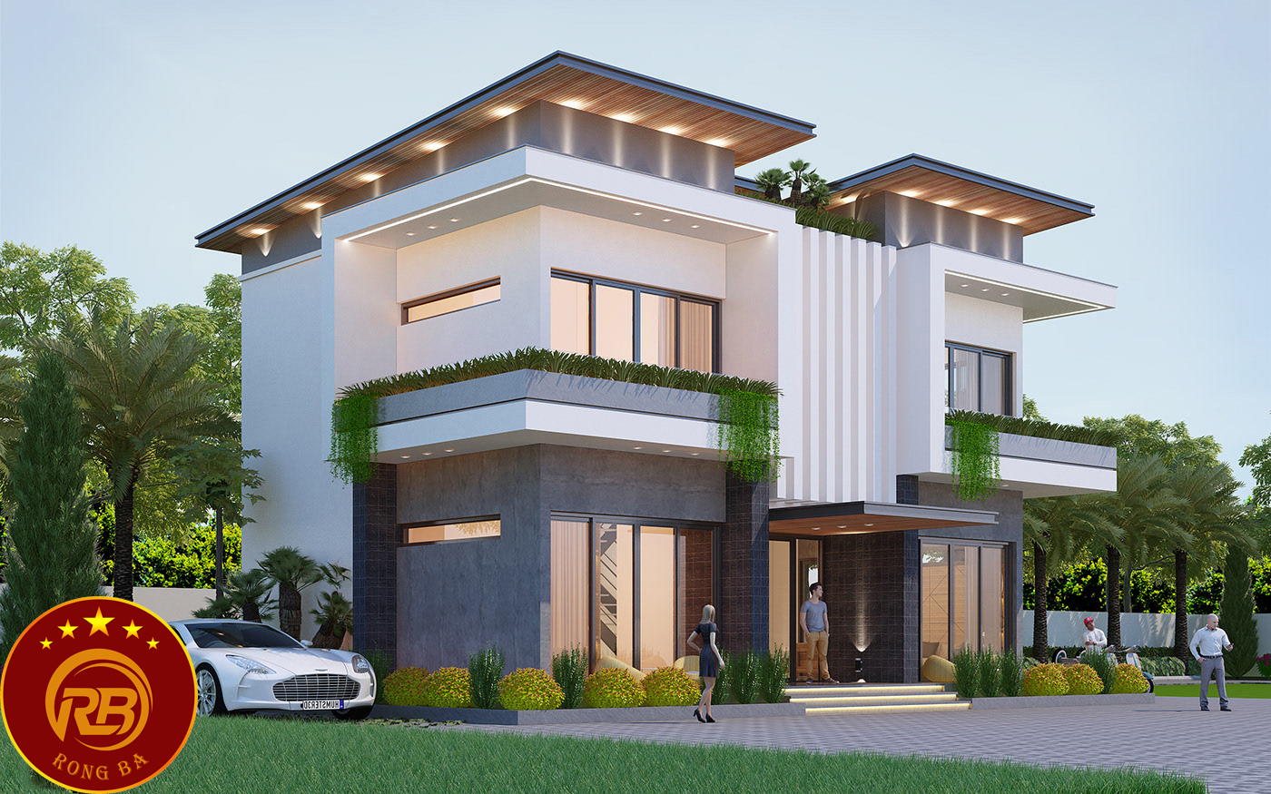 biệt thự 2 tầng 4