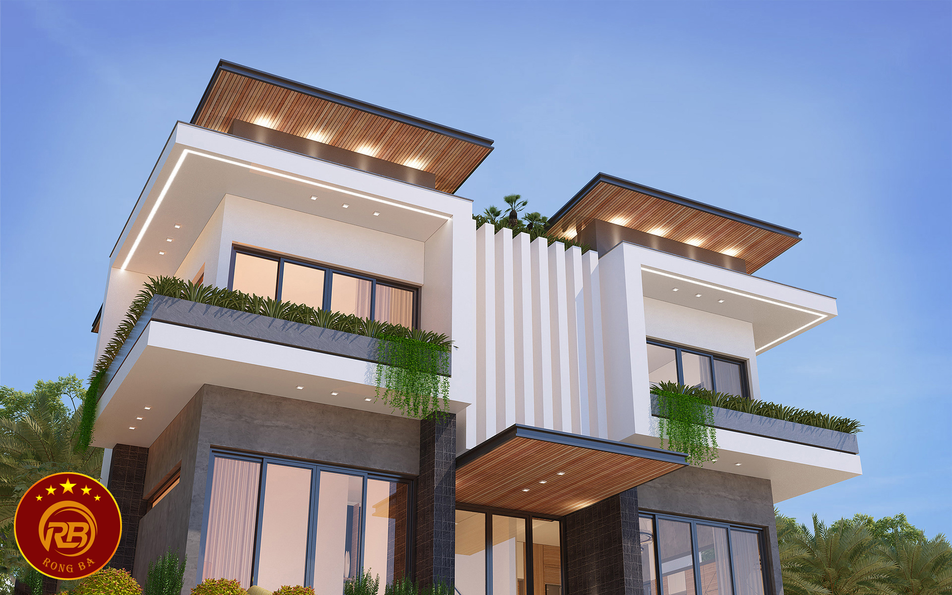 biệt thự 2 tầng 6