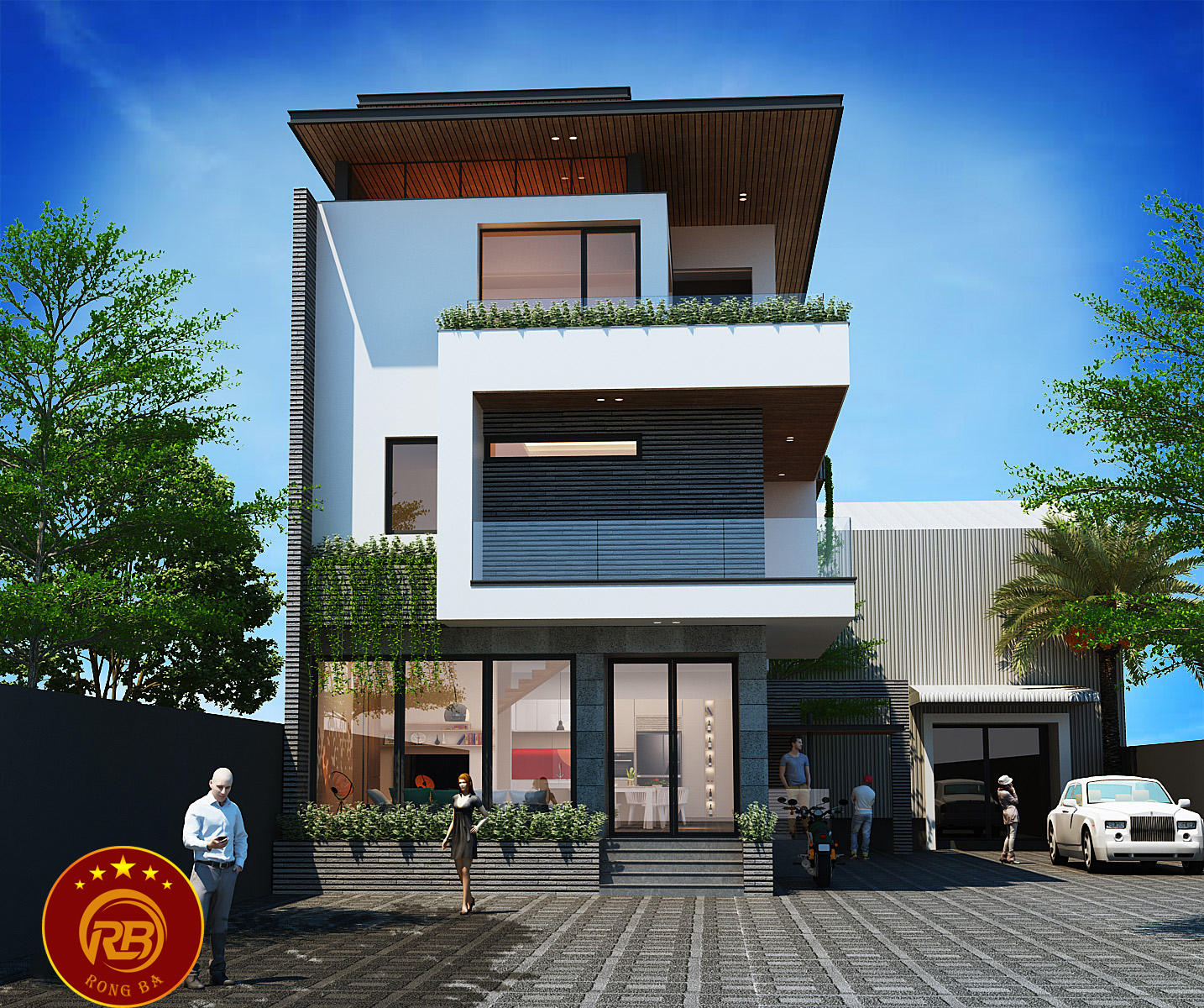 biệt thự 3 tầng 3