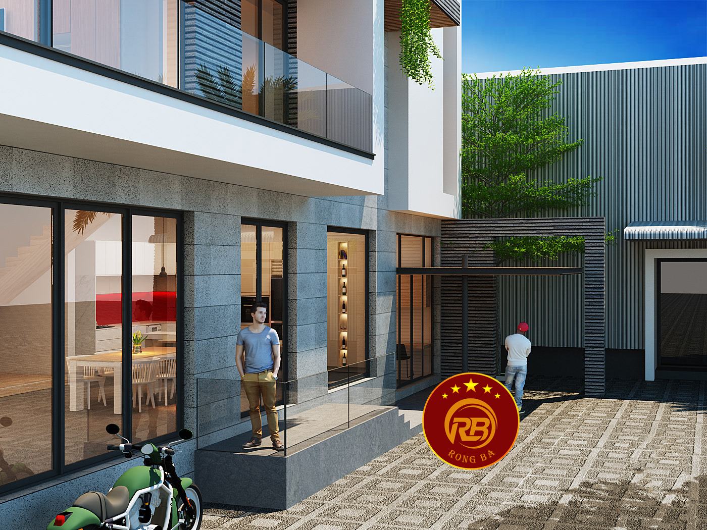 biệt thự 3 tầng 7