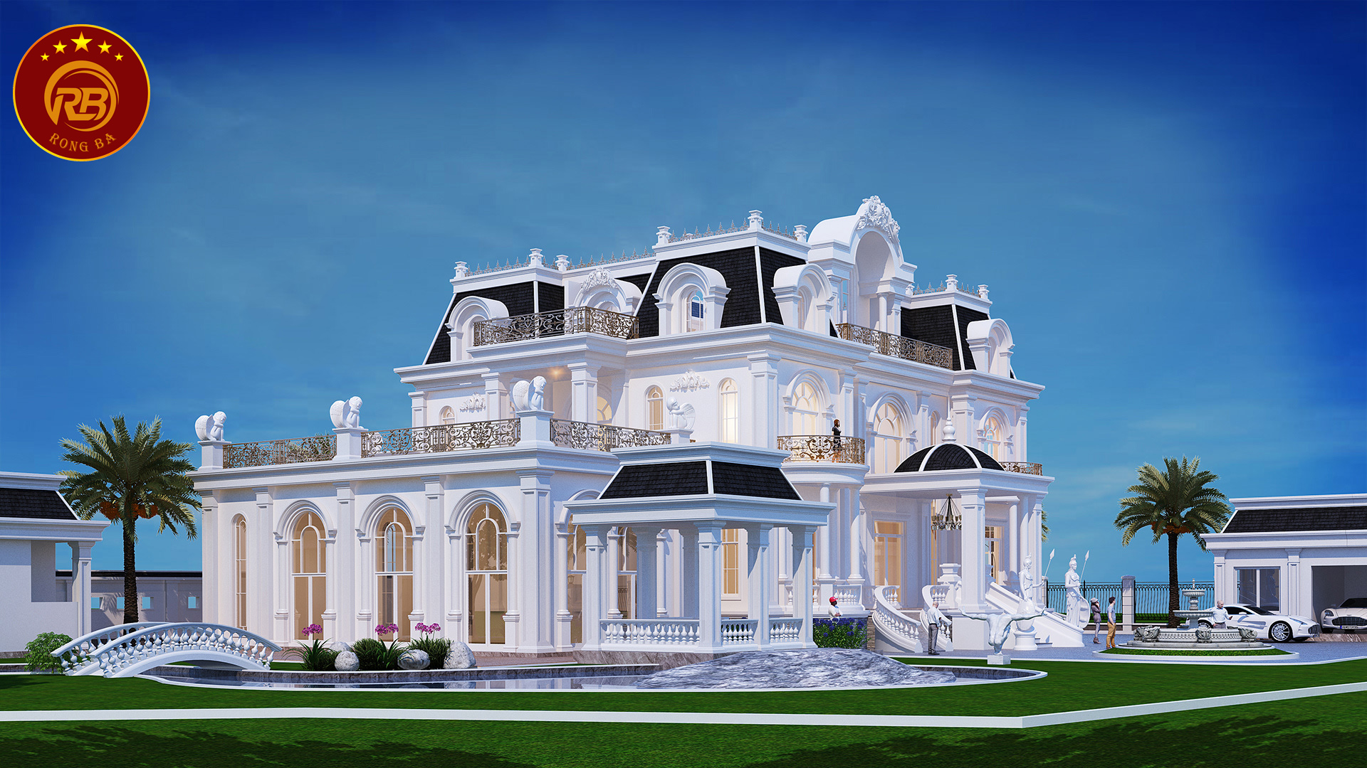 biệt thự sân vườn 1