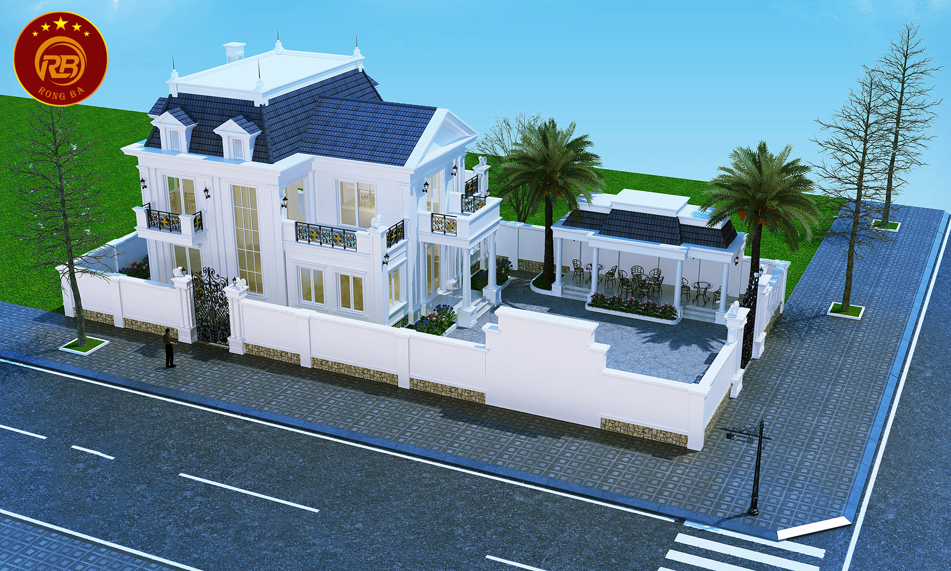 biệt thự sân vườn 11