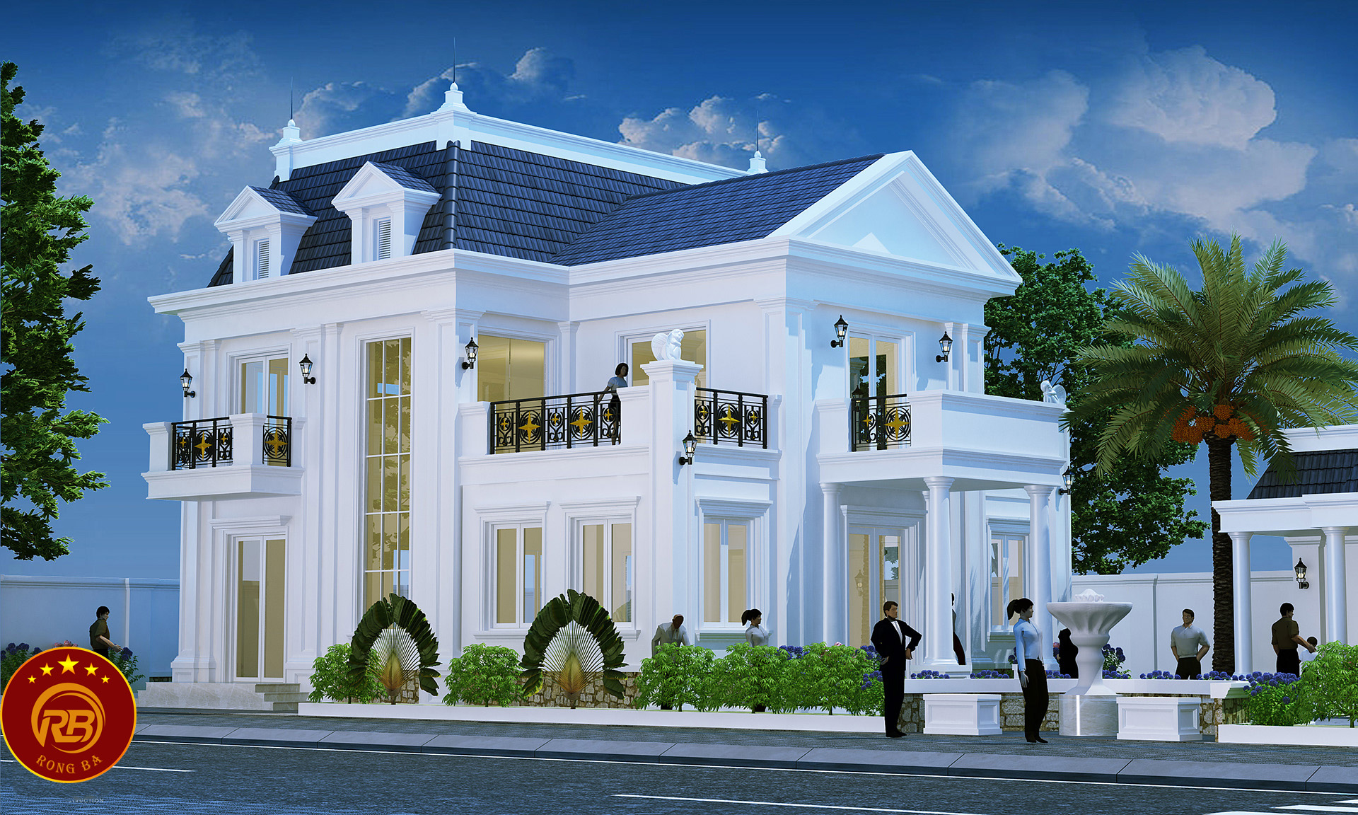 biệt thự sân vườn 13
