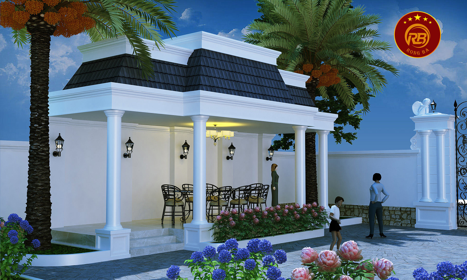 biệt thự sân vườn 15