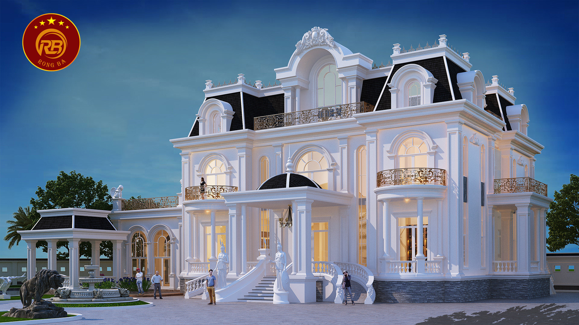 biệt thự sân vườn 2