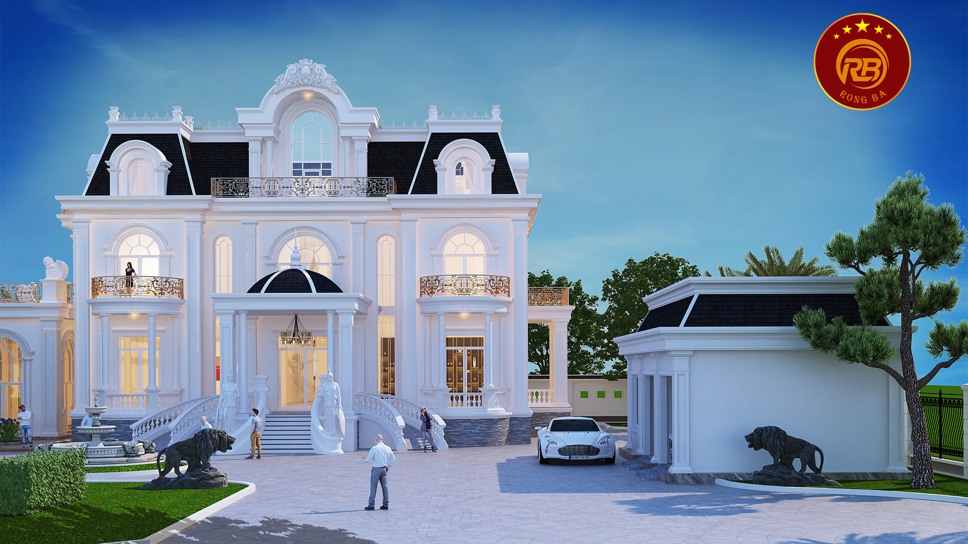 biệt thự sân vườn 3