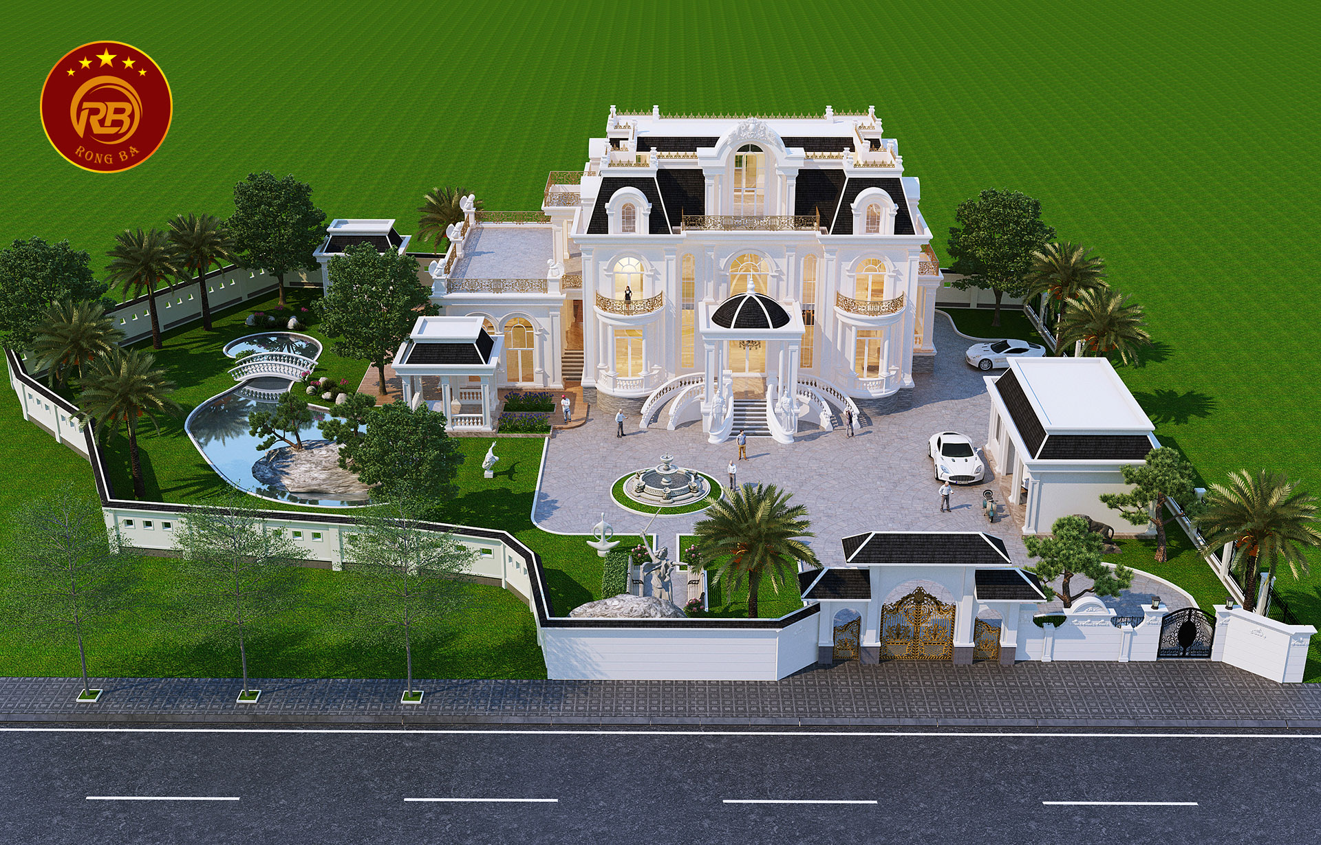 biệt thự sân vườn