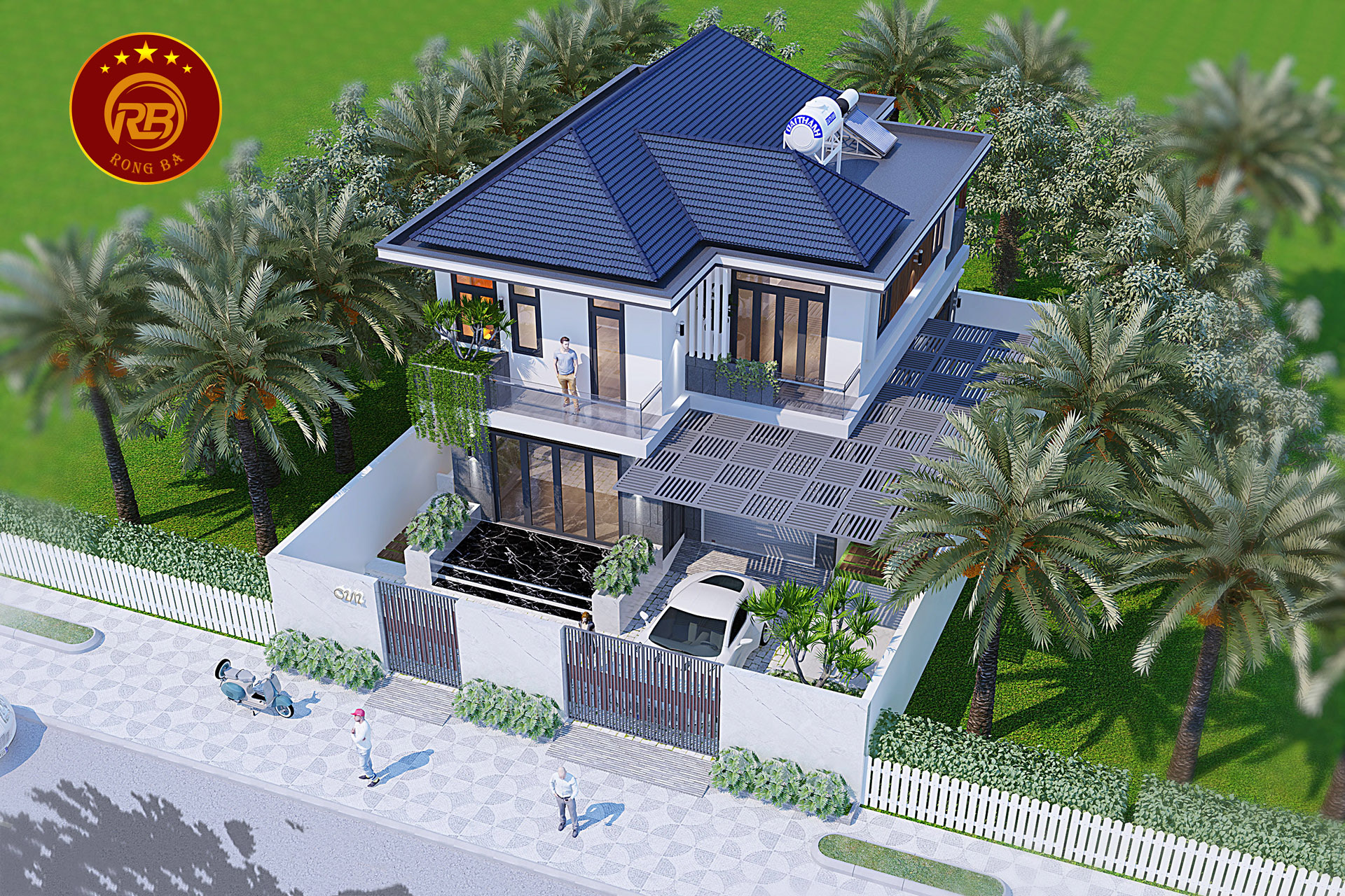 mẫu nhà biệt thự đẹp 1