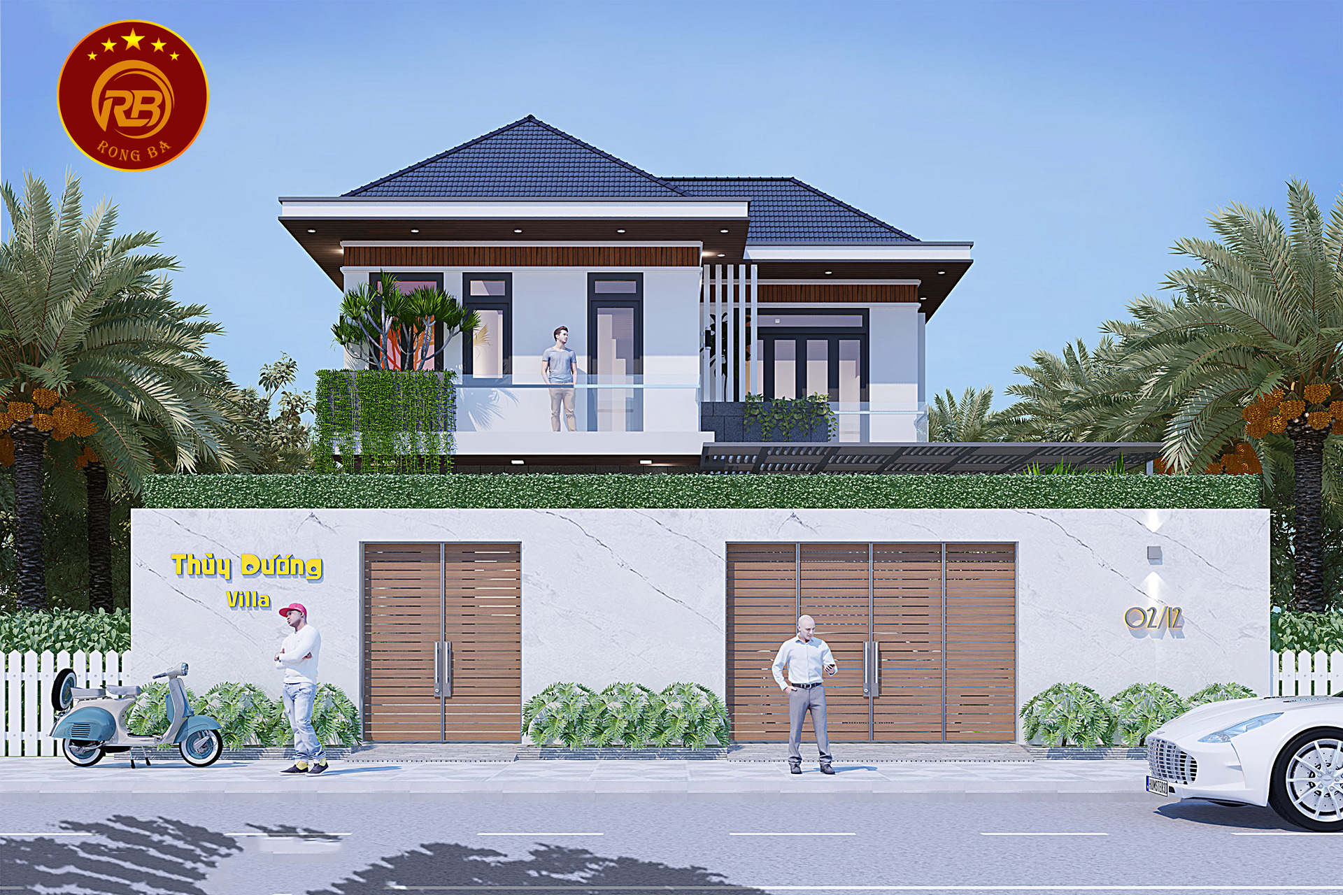 mẫu nhà biệt thự đẹp 2