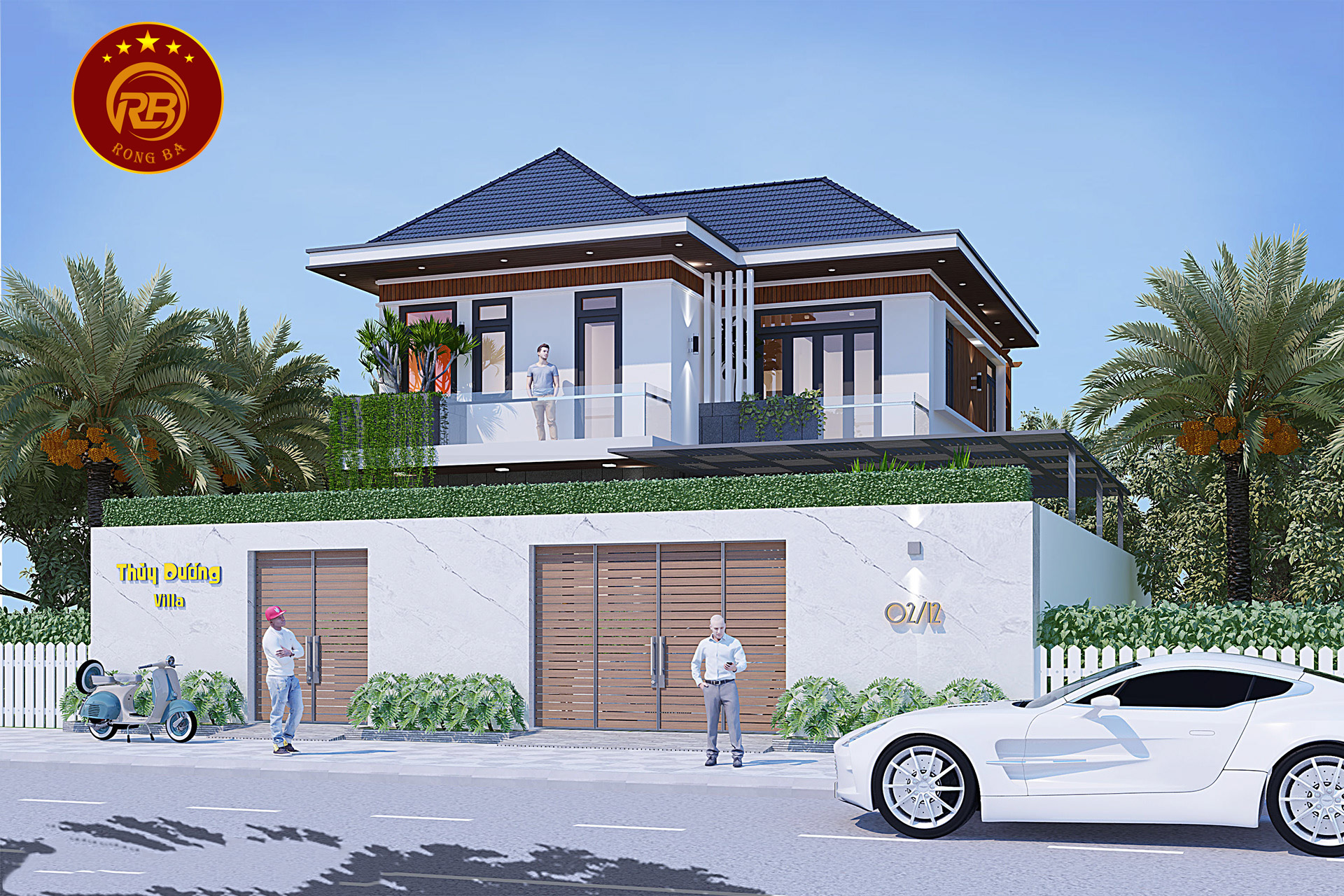 mẫu nhà biệt thự đẹp 5
