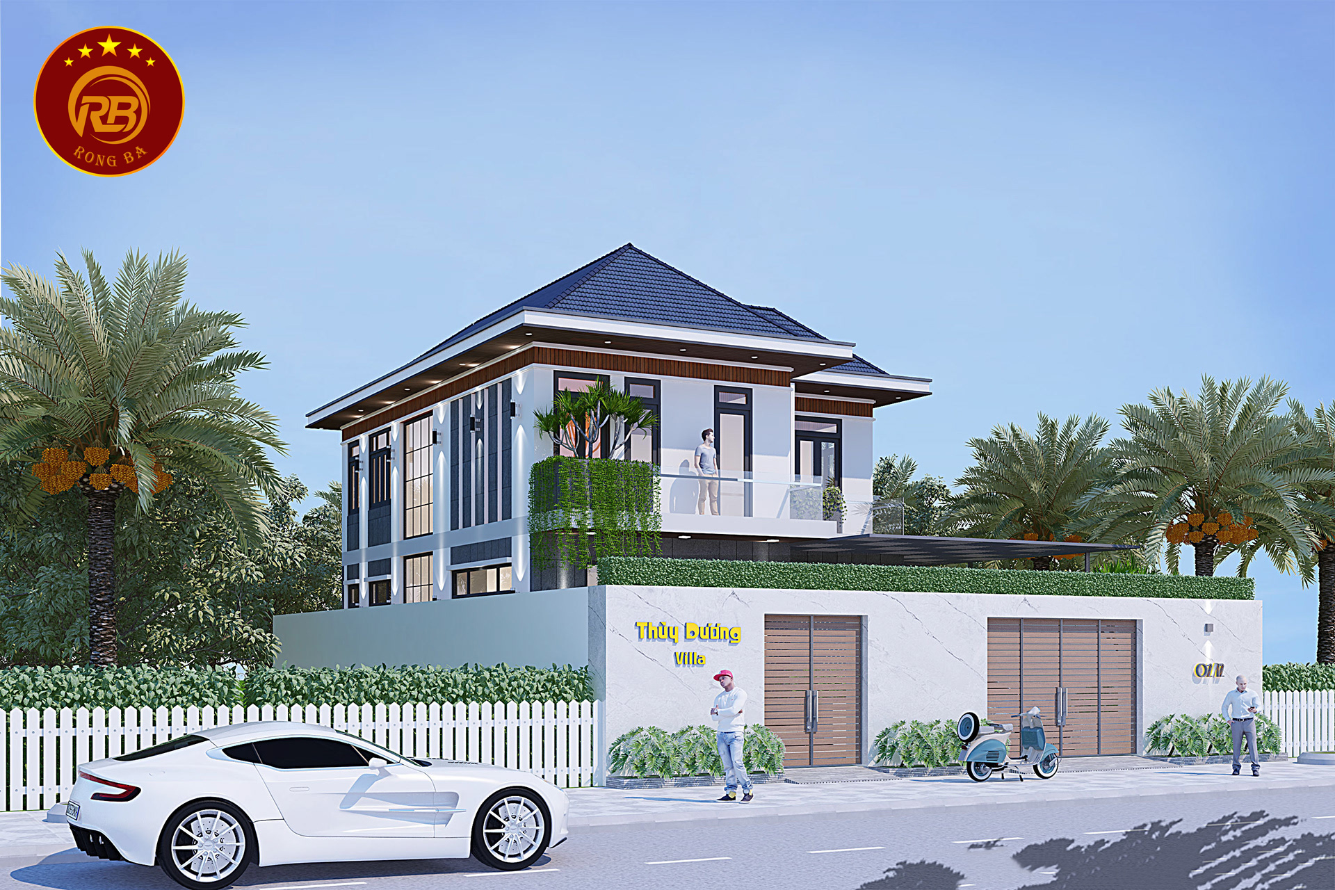 mẫu nhà biệt thự đẹp 7