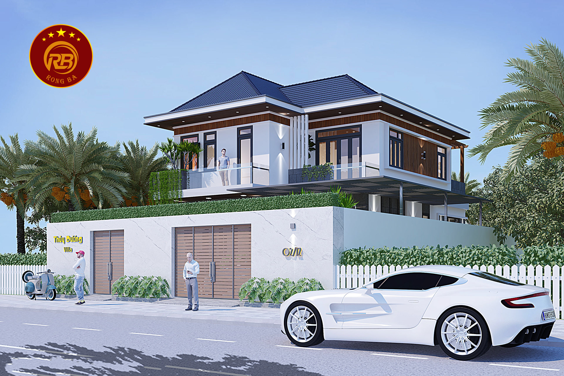 mẫu nhà biệt thự đẹp 8