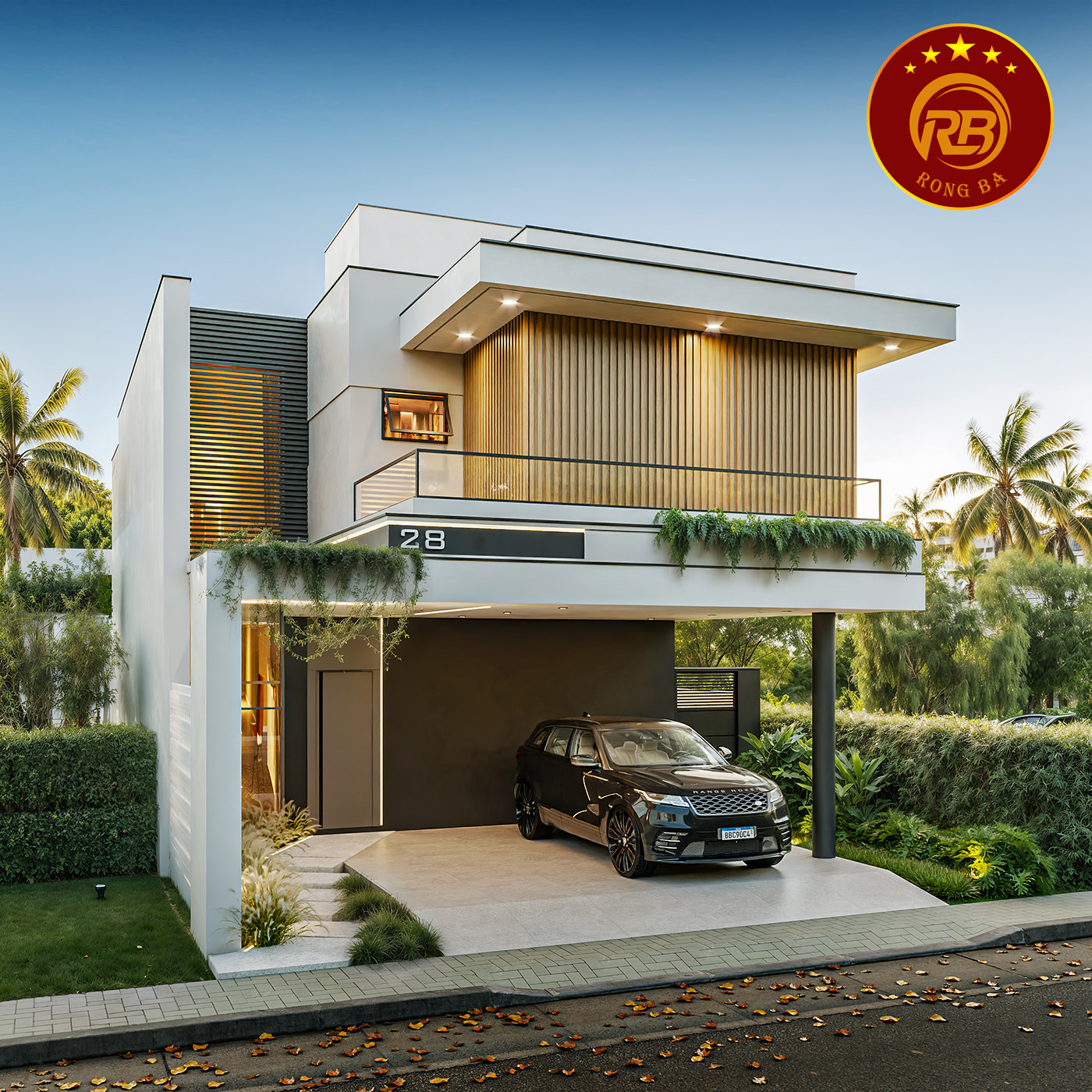 Gợi ý mẫu thiết kế nhà biệt thự 2 tầng 100m2 thẩm mỹ cao 6
