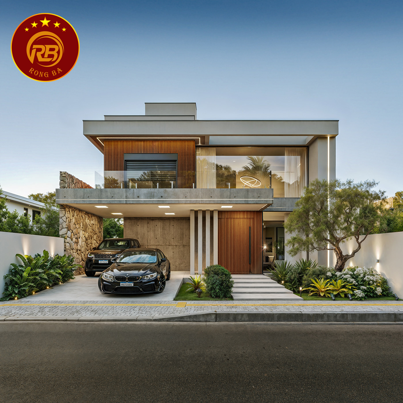Gợi ý mẫu thiết kế nhà biệt thự 2 tầng 100m2 thẩm mỹ cao 8