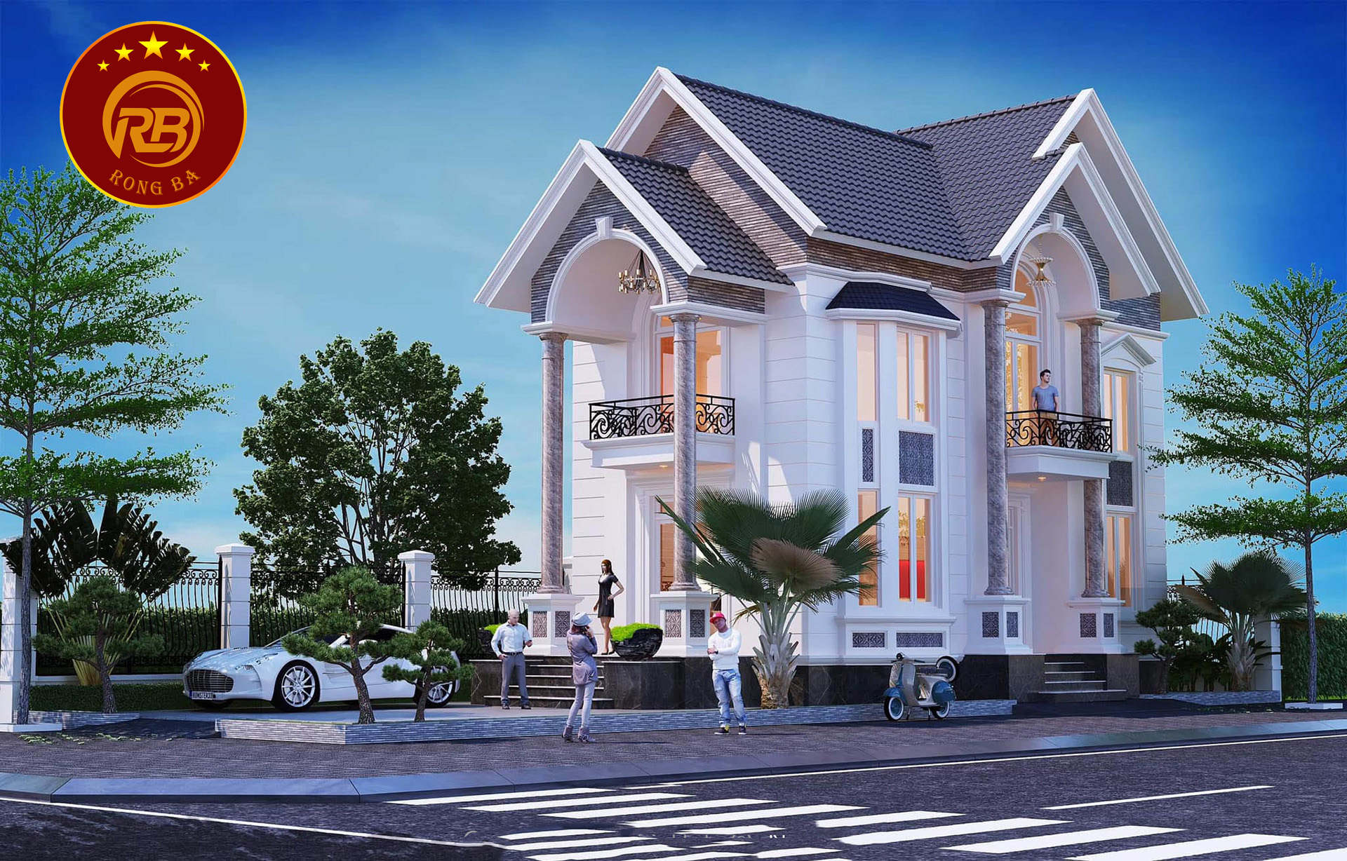Biệt thự kiểu hiện đại không gian sống dành cho giới thượng lưu